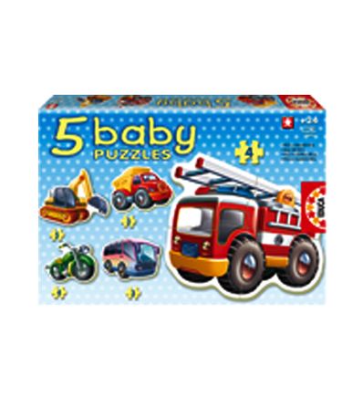 Baby-Puzzles-Veiculos-24M