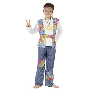 Disfarce-Hippie-Infantil-Tamanho-8-10-Anos