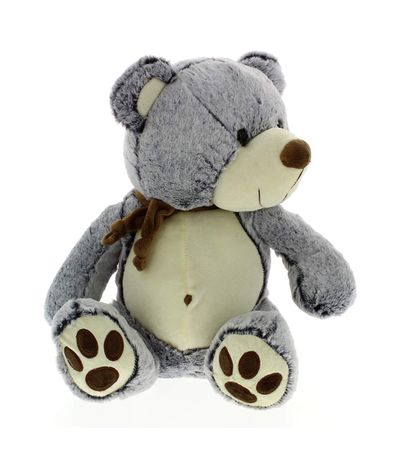 Urso-de-peluche-com-lenco-escuro-40-centimetros