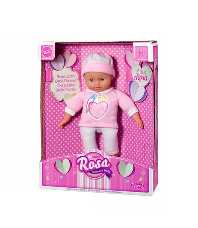 bebe lloron rosa