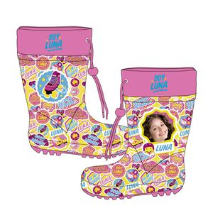 Soy-Luna-Rosa-Botas-de-agua-Tamanho-24