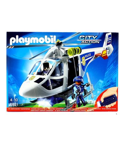 helicoptero policia playmobil