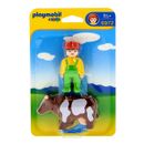Playmobil-123-Agricultor-com-Vaca