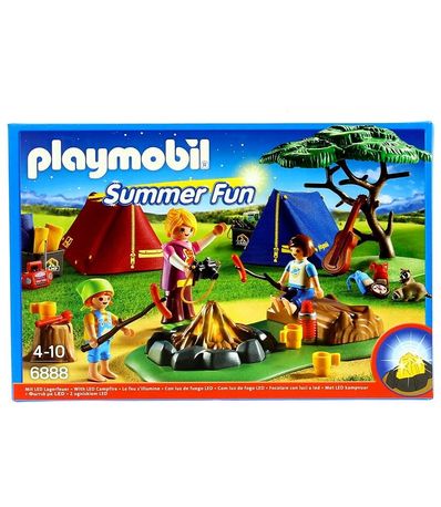 campamento de playmobil