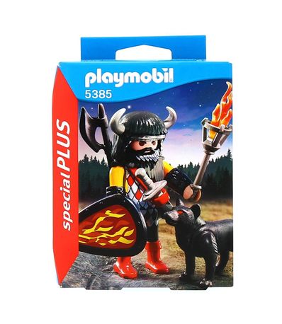 Playmobil-Guerreiro-Lobo