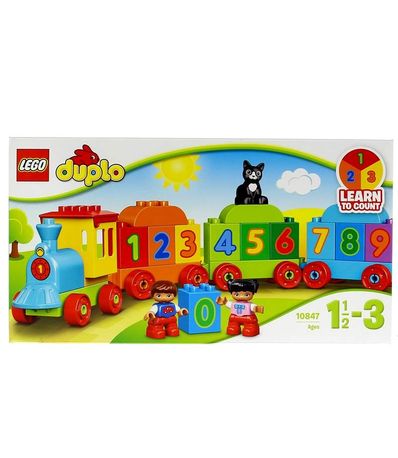 tren numeros lego duplo