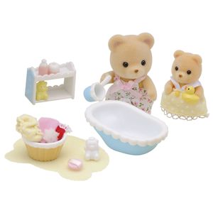 Sylvanian-Tempo-do-banho-para-o-bebe