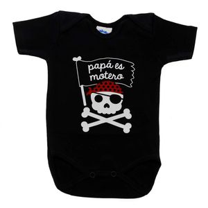 Manga-curta-Corpo-0-3-meses--quot-Meu-pai-e-motero-quot-