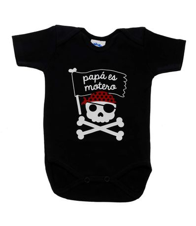 Manga-curta-Corpo-0-3-meses--quot-Meu-pai-e-motero-quot-