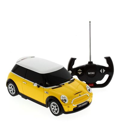 Crianca-carro-Mini-Cooper-R---C-Amarelo