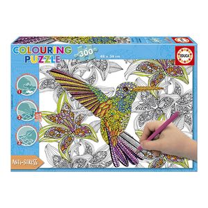 Puzzle-300-Pecas-Colouring-Colibri