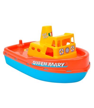 barco-Queen-Mary-de-som-com-laranja