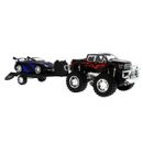 Jeep-de-brinquedo-com-reboque-e-conversivel-preto-e-azul