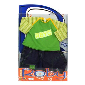 camisa-e-calcas-verde-boneca-Roby-definir-Tejano
