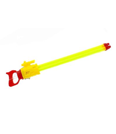Pistola-de-Agua-de-60-cm-con-3-Cañones-Amarilla