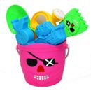 Cubo-de-Playa-Accesorios-de-Arena-Rosa