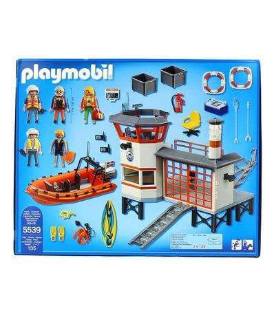 estacion guardacostas playmobil