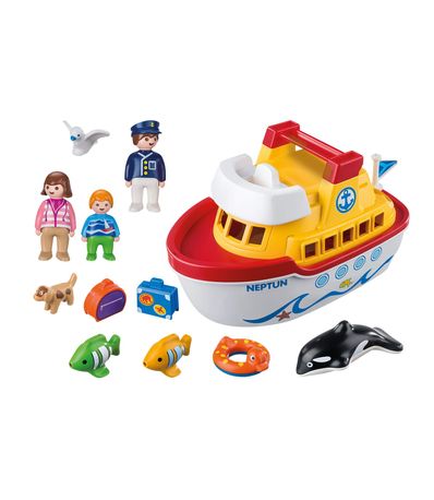 barco playmobil 123