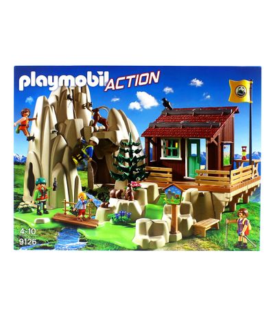 escaladores con refugio playmobil