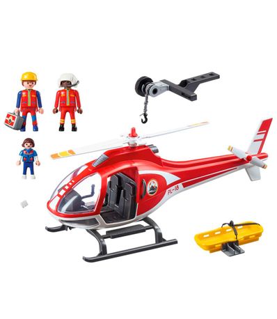 playmobil rescate montaña