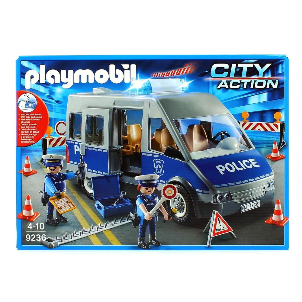 control de policia playmobil