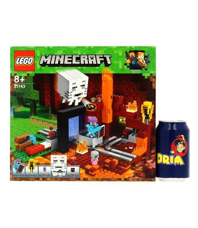 lego minecraft portal al infierno