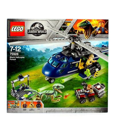 lego persecucion en helicoptero de blue