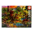 Puzzle-Terra-de-Dinossaurios-de-1000-Pecas