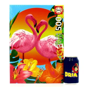 Puzzle-Casal-de-Flamingos-de-500-Pecas_2