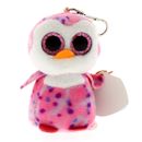 Beanie-Boo-s-Porta-chaves-Pinguim-Rosa-de-Peluche