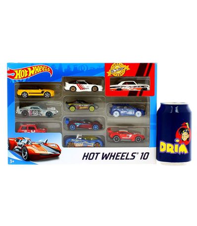 pack 10 coches hot wheels