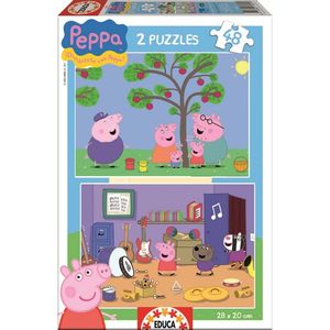 Pegga-Pig-Puzzle-2x48-Pieces