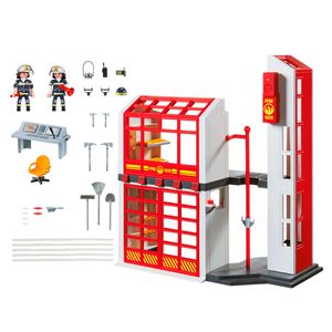 Playmobil-Station-de-Pompiers-avec-Alarme_2