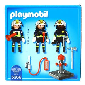 Playmobil 1.2.3 Pompier avec hélicoptère - Drimjouet
