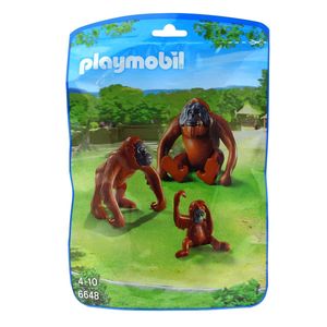 Playmobil-Deux-orangs-outangs-avec-bebe