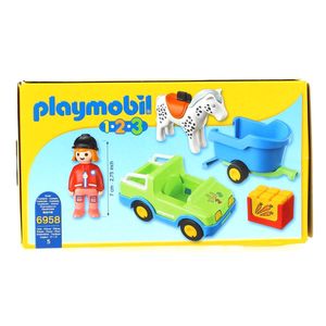 Playmobil-123-Vehicule-avec-remorque-a-cheval_2