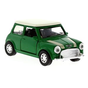 Voiture-Mini-Cooper-Vintage-Vert-Echelle-1-32