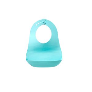 Bavoir-silicone-bleu