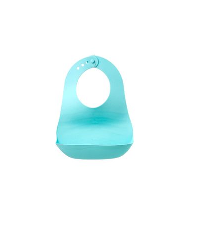 Bavoir-silicone-bleu