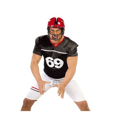 Casque-rouge-de-football