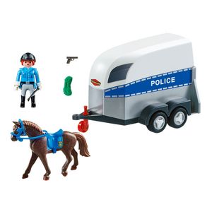 Playmobil-Police-avec-Cheval-et-Remorque_2
