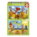 Dragons-et-Chevaliers-Puzzles-2x48-pieces