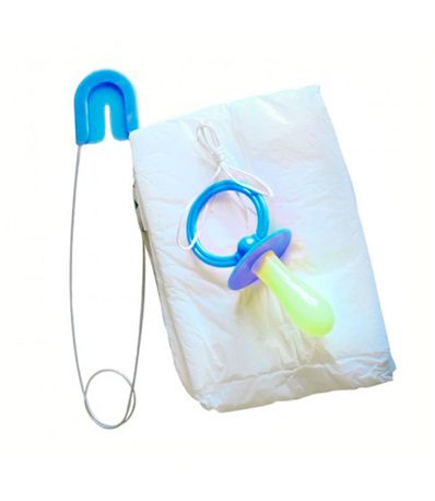 Ensemble-de-carnaval-geant-avec-epingle-de-surete-et-sucette-bleue