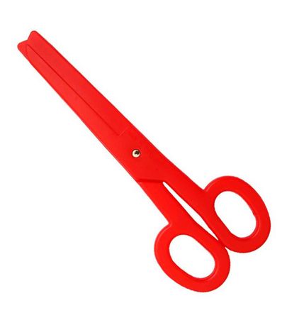 Accessoire-de-carnaval-rouge-des-ciseaux-geants