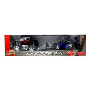 Toy-Jeep-avec-remorque-et-convertible-noir-et-bleu_1