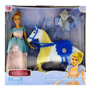 Princesse-Cendrillon-poupee-avec-cheval