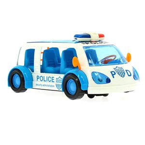 Un-vehicule-de-police-pour-enfants-sauve-des-obstacles-blancs