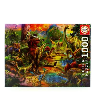 Puzzle-Tierra-de-Dinosaurios-de-1000-Piezas