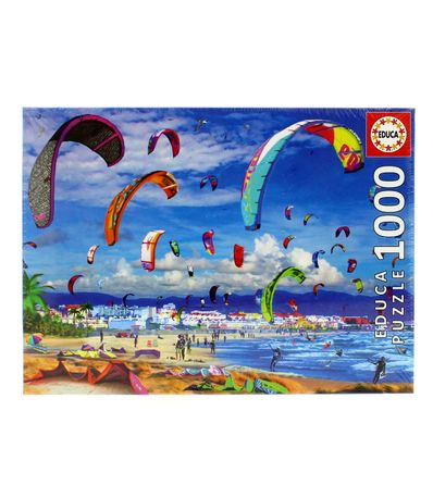 Puzzle-Kitesurfing-en-la-Playa-de-1000-Piezas