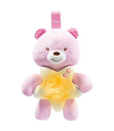 Berceau-Panel-Bear-Bonne-Nuit-Rose